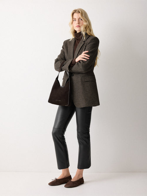 Leather Lea Trouser | Black