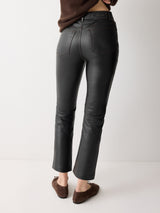 Leather Lea Trouser | Black