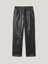 Leather Lea Trouser | Black