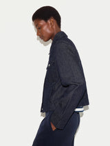 Denim Overstitch Jacket | Indigo