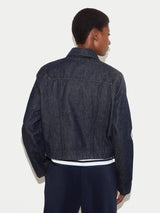 Denim Overstitch Jacket | Indigo