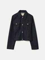 Denim Overstitch Jacket | Indigo