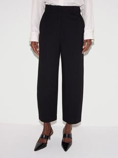 Ponte Barrel Leg Trouser | Black