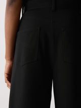 Ponte Barrel Leg Trouser | Black