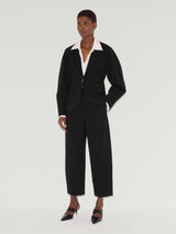 Ponte Barrel Leg Trouser | Black