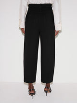 Ponte Barrel Leg Trouser | Black