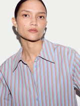 Cotton Stripe Shirt | Multi