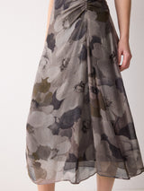 Antique Floral Midi Dress | Multi