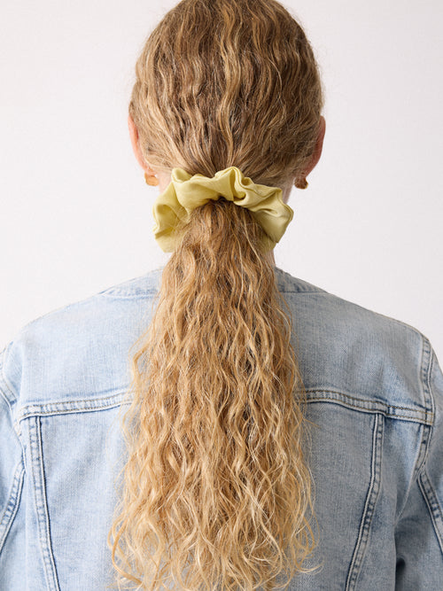 Satin Scrunchie | Yellow