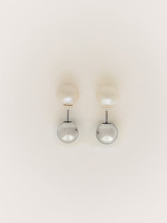 Reversible Stud Earring | Silver