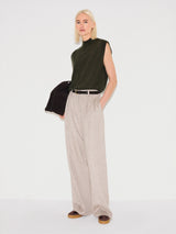 Merino Cocoon Tank | Khaki