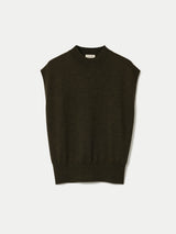 Merino Cocoon Tank | Khaki