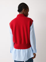 Merino Cocoon Tank | Red