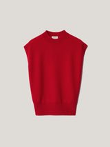Merino Cocoon Tank | Red