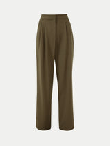 Chaplin Fluid Twill Trouser | Brown