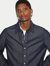 Washed Denim Button Down Shirt | Indigo