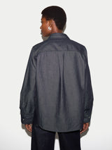 Washed Denim Button Down Shirt | Indigo