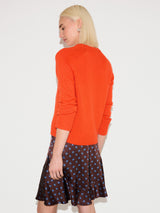 Mini Geo Rose Mini Skirt | Burgundy