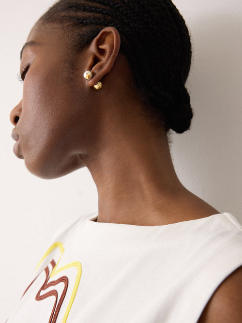 Reversible Stud Earring | Multi
