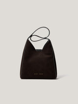Mini Heckfield Suede Tote | Chocolate