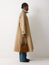 Mini Heckfield Suede Tote | Tan