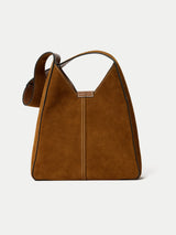 Mini Heckfield Suede Tote | Tan