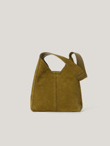 Mini Heckfield Suede Tote | Green