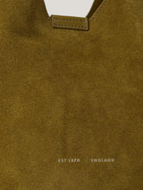 Mini Heckfield Suede Tote | Green