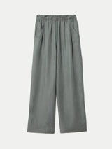 Cupro Relaxed Fit Trouser | Khaki