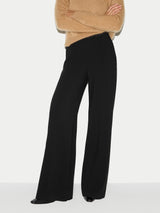 Modern Crepe Wide Leg Trouser | Black