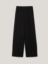 Modern Crepe Wide Leg Trouser | Black