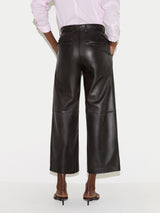 Dale Nappa Leather Trouser | Dark Brown