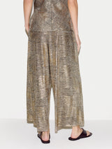 Shimmer Jersey Palazzo | Gold