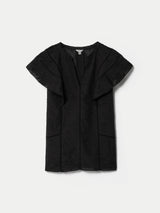 Floral Jacquard Top | Black