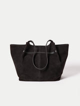 Shopper Suede Tote Bag | Chocolate