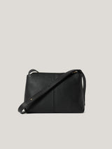 Bella Leather Cross Body Bag | Black