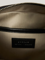 Padded Nylon Cross Body Bag | Black