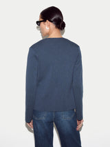 Minimalist Knit Jacket | Blue
