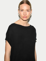 Knit Flowy Dress | Black