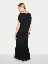 Knit Flowy Dress | Black