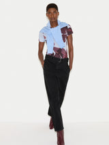 Iris Leaf T-shirt | Blue