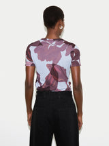 Iris Leaf T-shirt | Blue