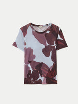 Iris Leaf T-shirt | Blue