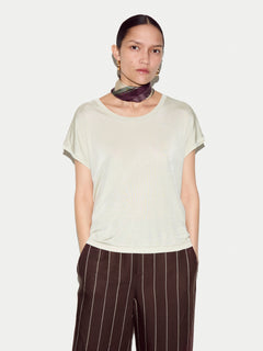 Luxe Slinky Jersey Top | Light Green