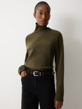 Suede Western belt | Chocolate