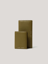 Leather Travel Document Holder | Khaki
