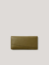 Leather Travel Document Holder | Khaki
