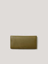Leather Travel Document Holder | Khaki