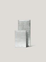 Leather Travel Document Holder | Silver
