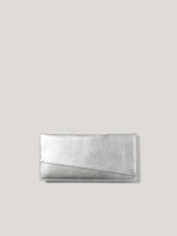 Leather Travel Document Holder | Silver